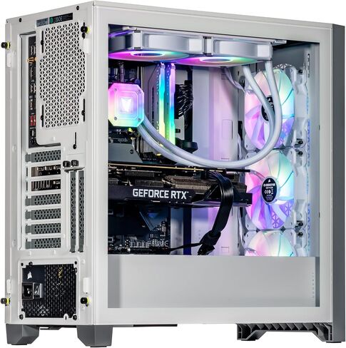 Velztorm iCUE Certified Argentux Custom Built Gaming Desktop PC (Intel i7-11700K 8-Core, 16GB RAM, 512GB PCIe SSD + 1TB HDD (3.5), GeForce GTX 1660 Super, Wifi, Bluetooth, USB 3.2, Win 10 Home) in Saudi Arabia