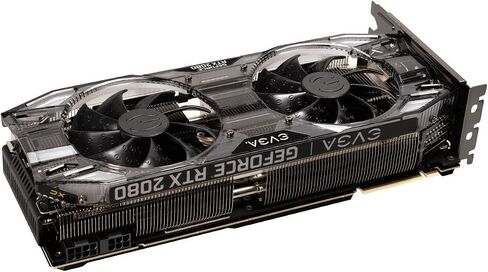 EVGA GeForce RTX 2080 XC ULTRA GAMING، 8 جيجابايت GDDR6، مراوح HDB مزدوجة وبطاقة رسومات RGB LED 08G-P4-2183-KR in Kuwait