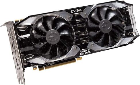 EVGA GeForce RTX 2080 XC ULTRA GAMING، 8 جيجابايت GDDR6، مراوح HDB مزدوجة وبطاقة رسومات RGB LED 08G-P4-2183-KR in Kuwait