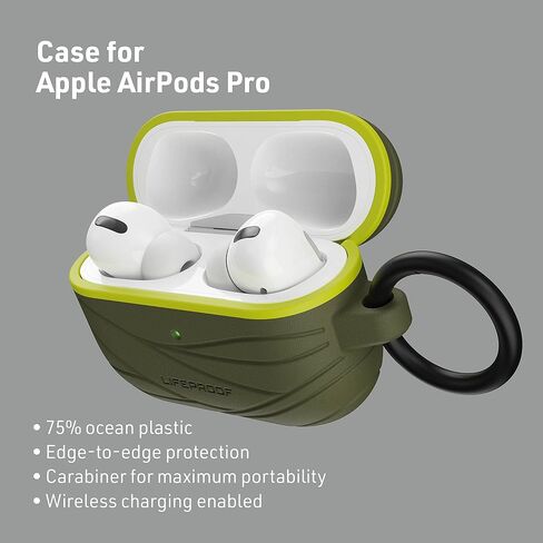 حافظة LifeProof صديقة للبيئة لسماعات Apple AirPods Pro - الرصيف (أسود) in Kuwait