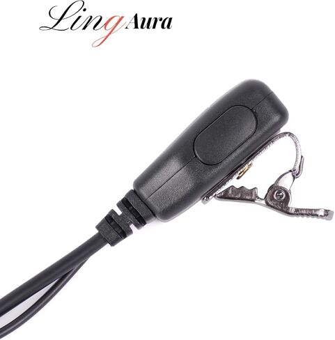 حافظة مكونة من 10 سماعات أذن أنبوبية صوتية سرية مع ميكروفون PTT لموتورولا cp200 cp200d bc130 drl1020 drl1060 cls1110 cls1410 rdm2070d cp100d cp185 جهاز اتصال لاسلكي ثنائي الاتجاه (10 عبوات) in Kuwait