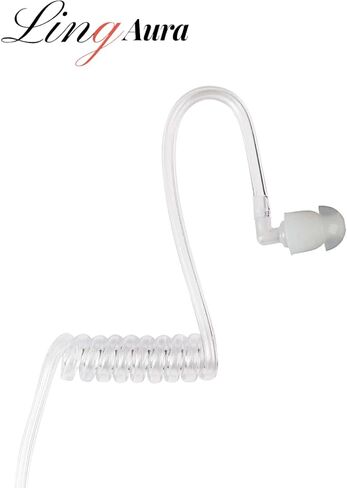 حافظة مكونة من 10 سماعات أذن أنبوبية صوتية سرية مع ميكروفون PTT لموتورولا cp200 cp200d bc130 drl1020 drl1060 cls1110 cls1410 rdm2070d cp100d cp185 جهاز اتصال لاسلكي ثنائي الاتجاه (10 عبوات) in Kuwait