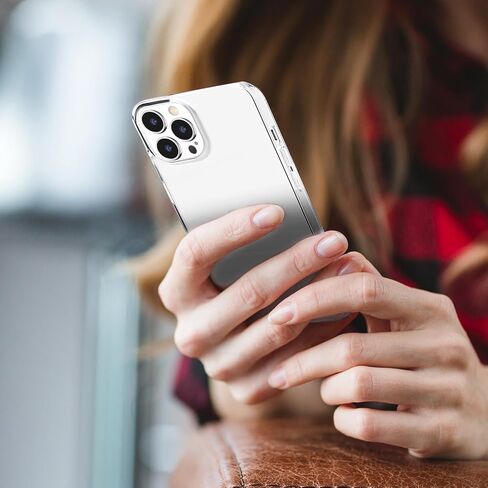 حافظة JJGoo متوافقة مع هاتف iPhone 12 Pro Max، شفافة، ناعمة ومضادة للصدمات، حافظة هاتف رفيعة وممتصة للصدمات in Kuwait