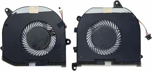 Replacement New Laptop CPU+GPU Cooling Fan for Dell XPS 15 9570 7590 XPS15-9570 Precision 5540 5530 M5530 M5540 Series DFS501105PR0T FKCH DFS501105PQ0T FJ6J 008YY9 0TK9J1 Fan in Saudi Arabia