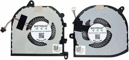 Replacement New Laptop CPU+GPU Cooling Fan for Dell XPS 15 9570 7590 XPS15-9570 Precision 5540 5530 M5530 M5540 Series DFS501105PR0T FKCH DFS501105PQ0T FJ6J 008YY9 0TK9J1 Fan in Saudi Arabia