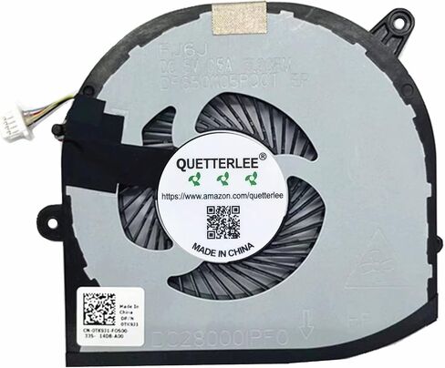 Replacement New Laptop CPU+GPU Cooling Fan for Dell XPS 15 9570 7590 XPS15-9570 Precision 5540 5530 M5530 M5540 Series DFS501105PR0T FKCH DFS501105PQ0T FJ6J 008YY9 0TK9J1 Fan in Saudi Arabia