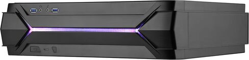 حقيبة كمبيوتر رفيعة للألعاب بتقنية SilverStone لجهاز Mini-Itx مع حافظات إضاءة RGB مدمجة (SST-RVZ03B-USA) in Saudi Arabia