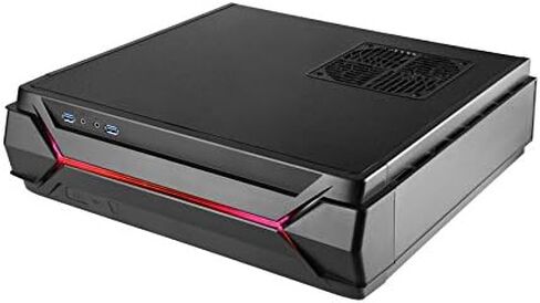 حقيبة كمبيوتر رفيعة للألعاب بتقنية SilverStone لجهاز Mini-Itx مع حافظات إضاءة RGB مدمجة (SST-RVZ03B-USA) in Saudi Arabia
