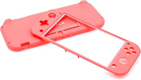غلاف غلاف الجزء الأمامي والخلفي من PartEGG للوحة الخلفية العلوية والسفلية بديل لوحدة تحكم Nintendo Switch Lite HDH-001 - مرجاني in Kuwait