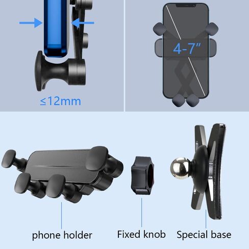 Car Phone Holder Mount for Audi Q2 2018 2019 2020 2021 2022 2023 2024 Auto Accessories Interior Decoration Mobile Cell Smartphone Bracket in Saudi Arabia