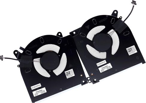 Deal4GO 12V/1A CPU Cooling Fan D1X38 0D1X38 w/Graphics GPU Fan Set TG9V0 0TG9V0 Replacement for Dell Alienware M15 R3 M15 R4 (with RTX 2070 3070 3080) in Saudi Arabia