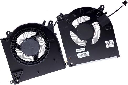 Deal4GO 12V/1A CPU Cooling Fan D1X38 0D1X38 w/Graphics GPU Fan Set TG9V0 0TG9V0 Replacement for Dell Alienware M15 R3 M15 R4 (with RTX 2070 3070 3080) in Saudi Arabia