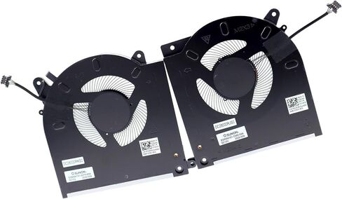 Deal4GO 12V/1A CPU Cooling Fan D1X38 0D1X38 w/Graphics GPU Fan Set TG9V0 0TG9V0 Replacement for Dell Alienware M15 R3 M15 R4 (with RTX 2070 3070 3080) in Saudi Arabia