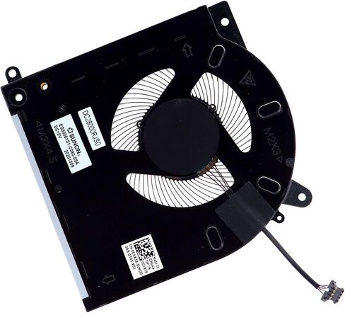 Deal4GO 12V/1A CPU Cooling Fan D1X38 0D1X38 w/Graphics GPU Fan Set TG9V0 0TG9V0 بديل لـ Dell Alienware M15 R3 M15 R4 (مع RTX 2070 3070 3080) in Kuwait