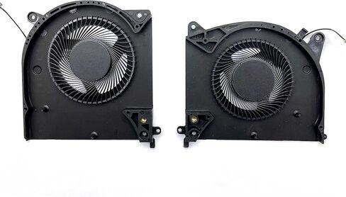 BestParts استبدال مروحة تبريد CPU + GPU الأصلية الجديدة لـ Dell Alienware M15 R2 (سلسلة RTX 2060/2070/ 2080)، P/N: 0X9FRW DFSCK324162A2P DFS2013121H0T (ليس لسلسلة GTX) مروحة 12 فولت in Saudi Arabia
