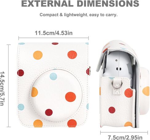 مجموعة ملحقات الكاميرا الفورية لكاميرا Fujifilm Instax Mini 12 مع حافظة كاميرا + ألبوم صور وإطارات + إطار معلق على الحائط + فلتر ملون + عدسة سيلفي + إطار ثلاثي للطاولة in Kuwait