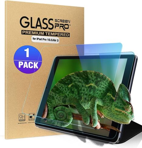 واقي شاشة مضاد للضوء الأزرق لجهاز iPad Pro 10.5 وiPad Air 3 (الجيل الثالث، 2019)، مضاد للخدش، خالٍ من الفقاعات، حماية للعين، طبقة من الزجاج المقوى in Kuwait