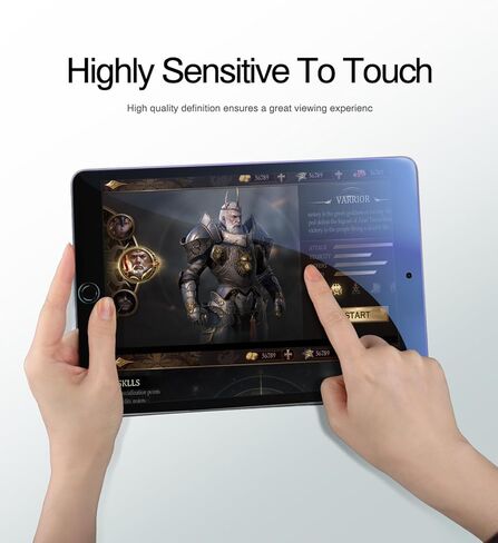 واقي شاشة مضاد للضوء الأزرق لجهاز iPad Pro 10.5 وiPad Air 3 (الجيل الثالث، 2019)، مضاد للخدش، خالٍ من الفقاعات، حماية للعين، طبقة من الزجاج المقوى in Kuwait