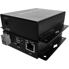 PoE Extender Ethernet Over Twisted Pair Converter, A Pair. Long Transmission up to 2Km(6500FT) for 720P, 960P,1080P HD Network POE IP Camera, Webcam