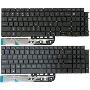 ZAHARA US Backlit Laptop Keyboard Layout Replacement for Dell inspiron 15 3511 3515 15 5515 5510 7510 16 Plus 7610 Series