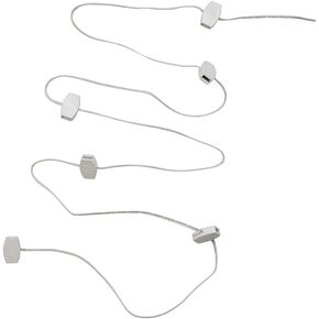 USB White Wire Extension Cord with 12 Power Outlets