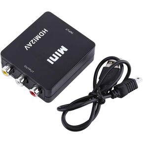 محول HDMI رقمي إلى فيديو مركب وصوت AV CVBS 720p/1080p (اللون: أسود) in Saudi Arabia