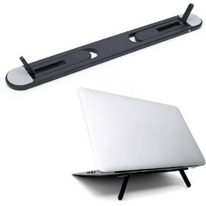 Keyboard Laptop Stand Computer Keyboard Calculator Laptop Stand Portable Keyboard riser Plastic Foldable and Invisable Laptop Riser Ergonomic Computer Keyboard Holder for Desk in Kuwait