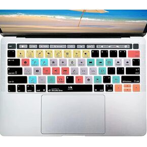 Studio One Shortcuts Keyboard Cover for 2023 2022 MacBook Pro 14 16 M1 M2 MacBook Pro 13 15 (A1989/A1706,A1990/A1707) 2018 2016 2017 2018 2019 2020 2021