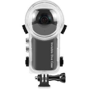 Invisible Dive Case for Insta360 X4,Underwater 50M/164FT Waterproof Diving Housing Cover Protective Shell for Insta360 X4 Housings with Bracket Action Camera Accessories