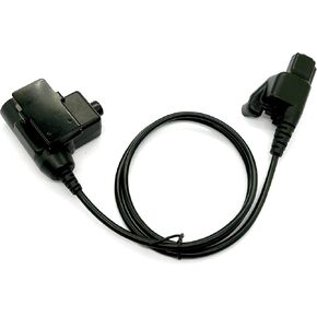Military U94 PTT Adapter Push to Talk Big Button Radio Connector with 7.1mm Standard Female Headset Jack Nato-US Wiring for Motorola XTS1500 XTS2500 XTS3000 XTS3500 XTS5000 HT1000 MTS2000