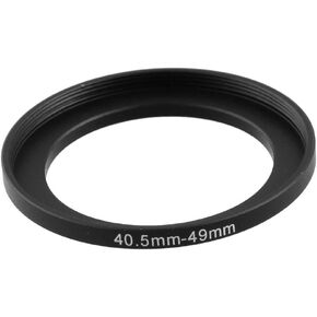 uxcell Filter Ring Step Up Adapter, Metal Camera Lens 40.5mm-49mm Camera Stepping Rings, Aluminum 40.5mm Male 49mm Female Filter Adapter Ring for Camera Lenses Hood, Black