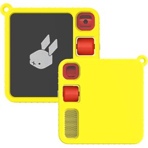 Silicone Protective Case for Rabbit R1 AI Device, Soft Protective Cover for Scratch-Resistant, Anti-DropSleeve, Rabbit R1 Accessories (Yellow)