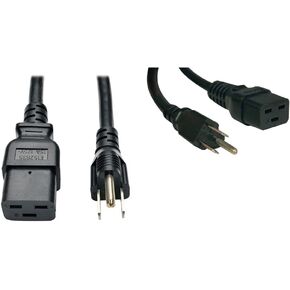 TRIPP LITE P034-008 Heavy Duty Power Adapter Cord, Black