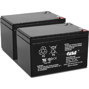 Casil 12V 12Ah Replacement Battery Compatible with Go-Go Mobility Elite Traveller SC40E, SC44E 2 Pack