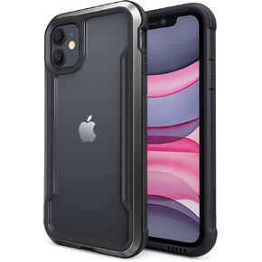 X-Doria Raptic Shield Case, iPhone 11 Pro, Iridescent, Military Grade Drop Tested, Aluminum, Polycarbonate, Lightweight, Camera Protector