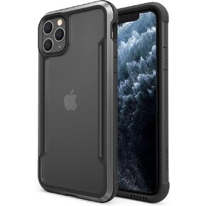 X-Doria Raptic Shield Case, iPhone 11 Pro, Iridescent, Military Grade Drop Tested, Aluminum, Polycarbonate, Lightweight, Camera Protector