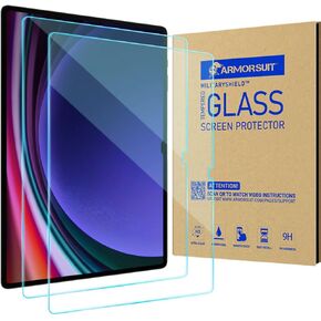 ArmorSuit 2 Pack Screen Protector for Samsung Galaxy Tab S9 Ultra / S8 Ultra 14.6 Inch Tempered Glass Anti-Bubble HD Clear MilitaryShield Glass