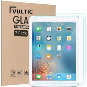 Screen Protector [2 Pack] for iPad Pro 9.7 inch 2016, Tempered Glass Film Cover