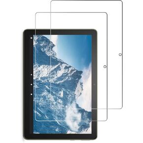 [2-Pack] Glass Screen Protector for Amazon Fire 7 2022 Release- Tempered Glass Film/ 9H Hardness，high-definition transparent shielding layer, scratch resistance