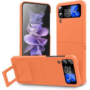 for Galaxy Z Flip 3 5G Case,Lightweight,Slim Fit Drop Protection Rugged Shockproof Cover for Samsung Galaxy Z Flip3 5G,Slim Thin Hard PC Shockproof Protective Phone black 4-Z Flip3-02