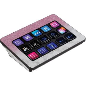 MightySkins Skin Compatible with Elgato Stream Deck MK.2 - Marble Glitz | Protective, Durable, and Unique Vinyl Decal wrap Cover | Easy to Apply, Remove, and Change Styles | Made in The USA