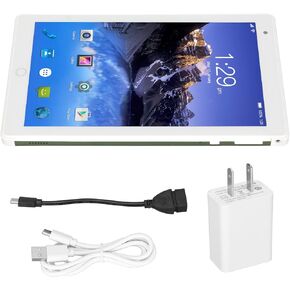 8 Inch Tablet, 1920x1200 HD Screen Tablet, 4GB 64GB ROM, 2.4G , Support 128G TF Card for Android 10.0(US)