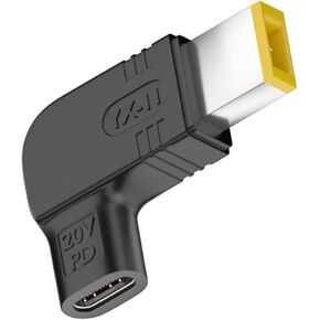 USB-C Adapter to DC 12V/ 18.5V/ 19V/19.5V/20V Plug, Compatible with Dell, HP, Acer, Asus, Lenovo, Surface, Toshiba, Samsung Laptops