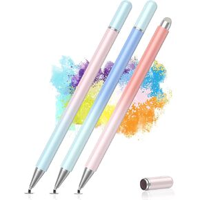 Stylus Pens for Touch Screens(3 Pcs), High Precision 2-in-1 Stylus Pen for iPad Compatible with iPad/iPhone/Tablet/Android/iOS and All Capacitive Touch Screens in Saudi Arabia