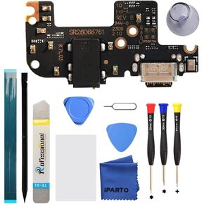 Charging Port Replacement for Motorola Moto G Stylus 2023 (4G Version) Charging Port Replacement Kit for Moto G Stylus 2023 XT2317 USB Flex Dock Connector Replacement