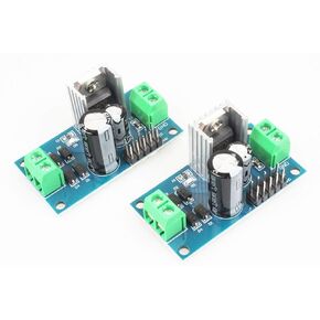 وحدة إمداد الطاقة منظم ثلاثي الأطراف من NOYITO LM7805 5V LM7812 12V وحدة منظم 3A محول طاقة مرشح مقوم (عبوة من 2) (DC 05V) أخضر