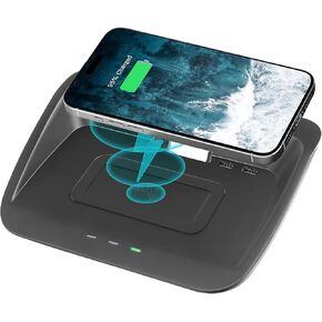 Wireless Car Charger for Toyota RAV4 2019-2024, Wireless Phone Charging Pad (Black)