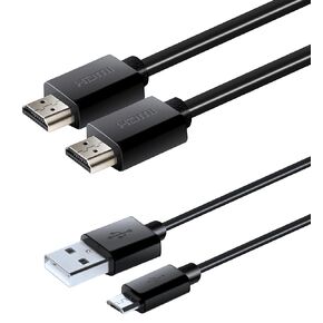 My Arcade Extend Kit Classic – Play Your SNES and NES Classic Edition in Comfort – Extended HDMI Cable and Extended 15ft USB Mini Cable