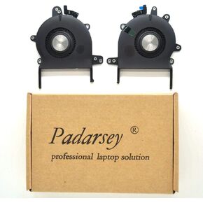 Padarsey Replacment CPU Cooling Fan 923-01388 Compatible for MacBook Pro Retina 13'' w/Touch Bar A1706 Left + Right 2016 2017