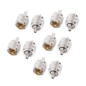 10 Sets of UHF Male PL259 Plug Crimp for RG-8X RG8X LMR240 RG59 Cable RF Connector